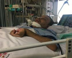 حسین براتعلی، جانباز نخاعی گردنی در بیمارستان بستری شد