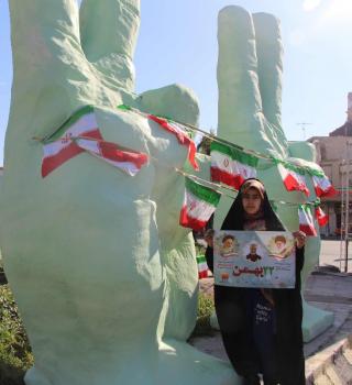 شکوه ۲۲ بهمن و حضور جانبازان نخاعی در اهواز/تصاویر