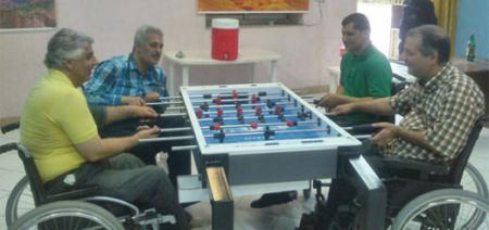 افتتاح سالن فوتبال روی میز در باشگاه ایثار