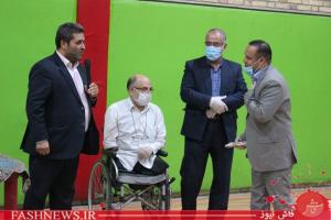 گزارش تصویری از افتتاح سومین سالن فوتبال روی میز جانبازان/تصاویر