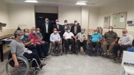 دیدار مدیرکل بنیاد تهران با جمعی از ورزشکاران جانباز