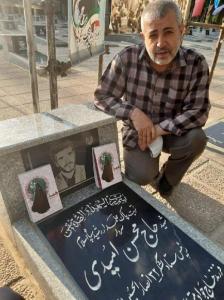 گزارشی احساسی از مراسم اولین سالگرد شهید محسن امیدی/تصاویر