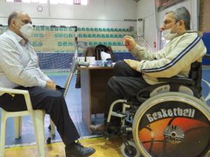 مسابقه فوتبال روی میزجانبازان و معلولین برگزارشد