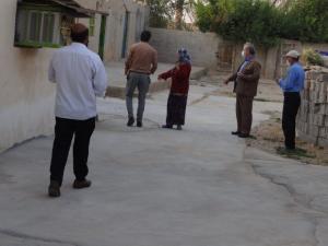 دیدار گروه جهادی ایثارگران با خانواده شهدای روستایی استان بوشهر