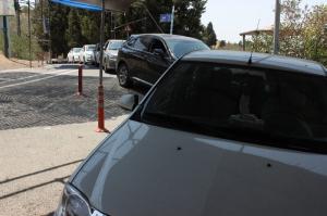 واکسیناسیون خودرویی جانبازان نخاعی در پارک سرخه حصار تهران