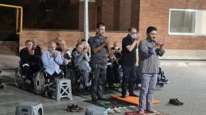 مراسم عزاداری جانبازان ورزشکار تهران برگزار شد