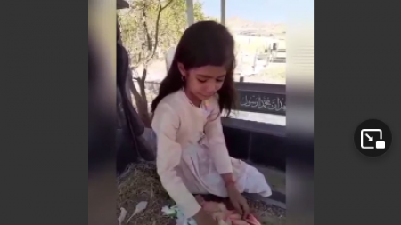 دختر بچه‌ای که به دست یک تروریست یتیم شد/فیلم