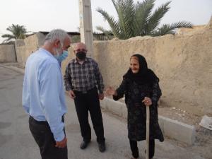 دیدار رمضانی گروه جهادی ایثارگران بدون مرز بوشهر با خانواده شهدا