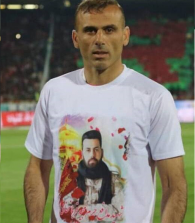 فوتبالیستی که دل خانواده شهدا را شاد کرد+تصاویر