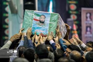 آئین تشییع پیکر شهید«هاشمی نژاد» در کرمان