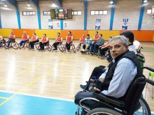 برگزاری مسابقه بسکتبال با ویلچر چهارجانبه در تهران