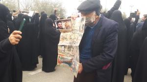 تظاهرات مردم تهران علیه هتک حرمت قرآن کریم با حضور جانبازان/تصاویر