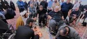 اولین سالگرد عروج جانباز اهوازی در مشهد مقدس/تصاویر