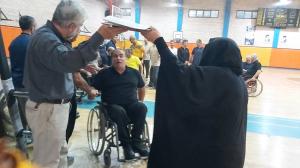 جانبازان ورزشکار نخاعی، عازم راهپیمایی اربعین شدند/تصاویر