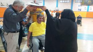 جانبازان ورزشکار نخاعی، عازم راهپیمایی اربعین شدند/تصاویر