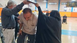 جانبازان ورزشکار نخاعی، عازم راهپیمایی اربعین شدند/تصاویر