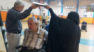 جانبازان ورزشکار نخاعی، عازم راهپیمایی اربعین شدند/تصاویر