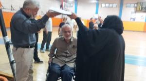 جانبازان ورزشکار نخاعی، عازم راهپیمایی اربعین شدند/تصاویر