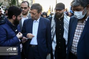 تجمع محکومیت بمباران بیمارستان غزه در تهران