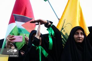 تجمع محکومیت بمباران بیمارستان غزه در تهران