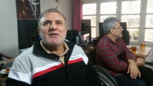 جمعی از جانبازان نخاعی در پایگاه خبری فاش نیوز تجمع کردند