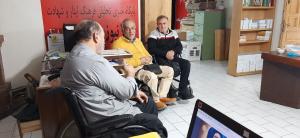 جمعی از جانبازان نخاعی در پایگاه خبری فاش نیوز تجمع کردند