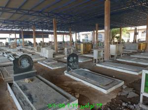 کار قشنگ و تمیز یکسان‌سازی در گلزار شهدای اهواز/تصاویر
