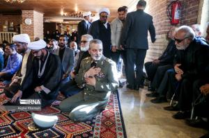 تشییع پیکر همسر شهید صیاد شیرازی/ تصاویر