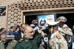 تشییع پیکر همسر شهید صیاد شیرازی/ تصاویر