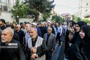 تشییع پیکر همسر شهید صیاد شیرازی/ تصاویر