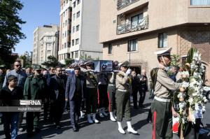 تشییع پیکر همسر شهید صیاد شیرازی/ تصاویر