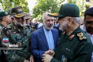 تشییع پیکر همسر شهید صیاد شیرازی/ تصاویر