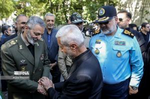 تشییع پیکر همسر شهید صیاد شیرازی/ تصاویر