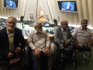حضور هیئت‌مدیره شبکه ملی ایثارگران در صحن مجلس دوازدهم 