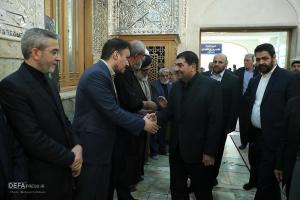 تصاویر/ مراسم گرامیداشت اربعین شهید «حسین امیرعبداللهیان» 
