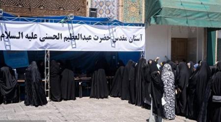 فیلم/ دور دوم انتخابات در آستان مقدس حضرت عبدالعظیم(ع)