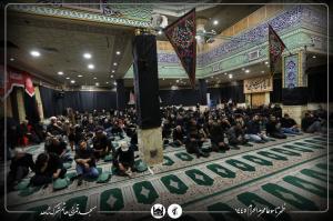 عزاداری جانبازان شهرک شاهد در عاشورای حسینی