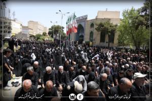 عزاداری جانبازان شهرک شاهد در عاشورای حسینی