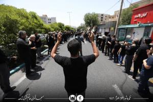 عزاداری جانبازان شهرک شاهد در عاشورای حسینی
