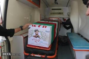 تصاویر/ تشییع و تدفین پیکر دانشجوی جهادگر«محمدحسین دریس» در قم