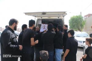 تصاویر/ تشییع و تدفین پیکر دانشجوی جهادگر«محمدحسین دریس» در قم