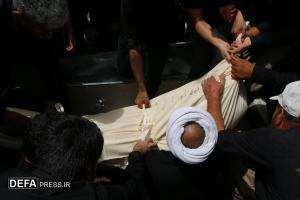 تصاویر/ تشییع و تدفین پیکر دانشجوی جهادگر«محمدحسین دریس» در قم