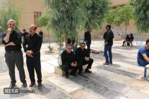 تصاویر/ تشییع و تدفین پیکر دانشجوی جهادگر«محمدحسین دریس» در قم