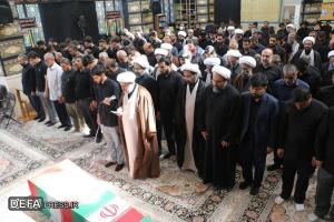 تصاویر/ تشییع و تدفین پیکر دانشجوی جهادگر«محمدحسین دریس» در قم