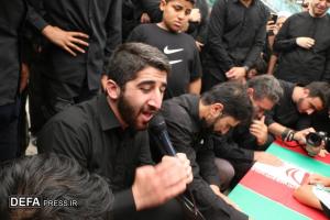 تصاویر/ تشییع و تدفین پیکر دانشجوی جهادگر«محمدحسین دریس» در قم