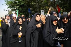تشییع باشکوه پیکر شهید اسماعیل هنیه در تهران/فیلم و تصاویر