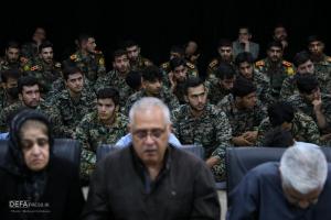 وداع با پیکر شهید سامی‌مقام در معراج شهدا/تصاویر