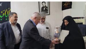 دیدار خادمان شهدای غریب با خانواده شهید ستاری