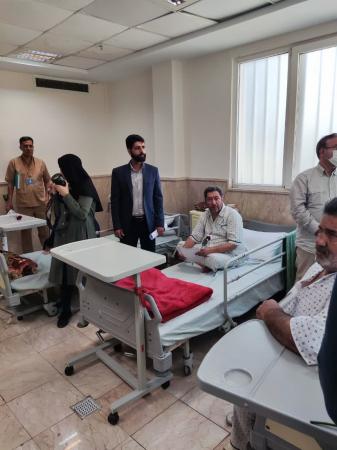 شورای مشاوران وزرا به عیادت جانبازان رفتند 