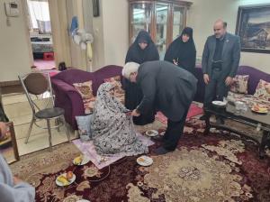 دیدارمدیران و کارکنان بانک توسعه صادرات با خانواده شهدا 